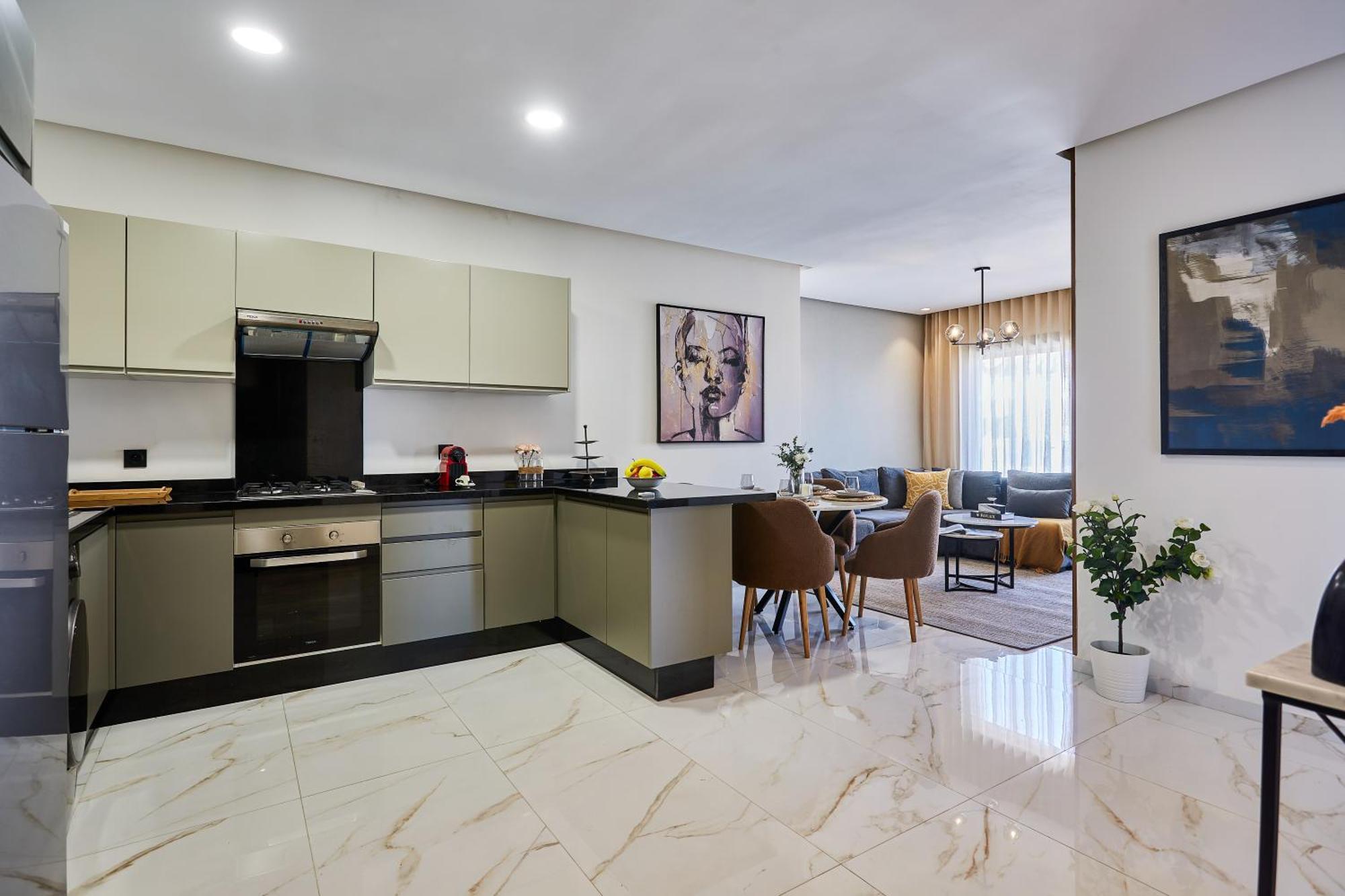 Ferienwohnung Sleek And Modern 2-Bed Unit In Downtown Casa Casablanca Exterior foto