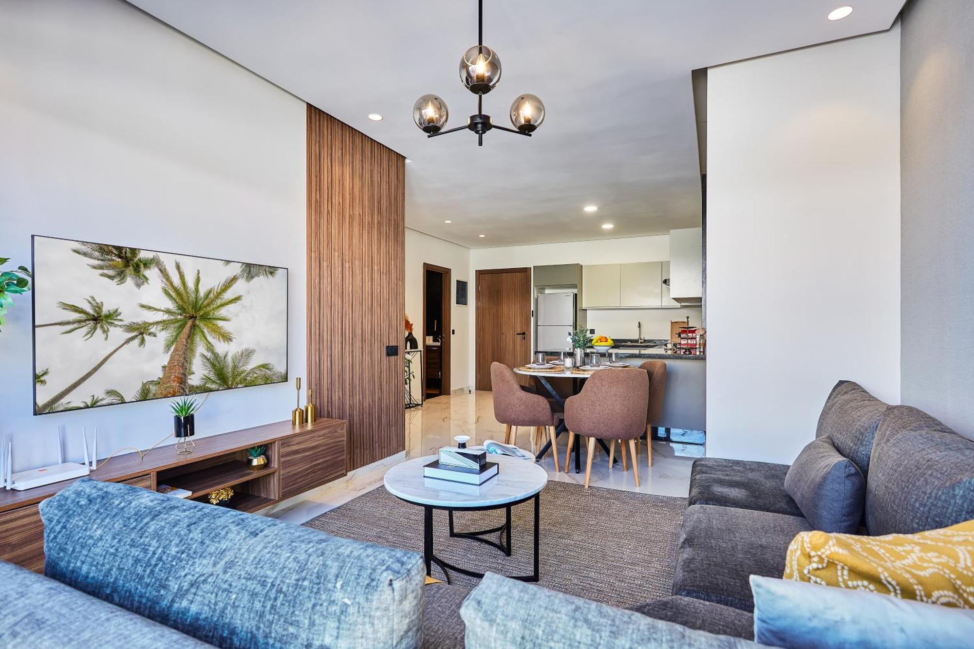 Ferienwohnung Sleek And Modern 2-Bed Unit In Downtown Casa Casablanca Exterior foto