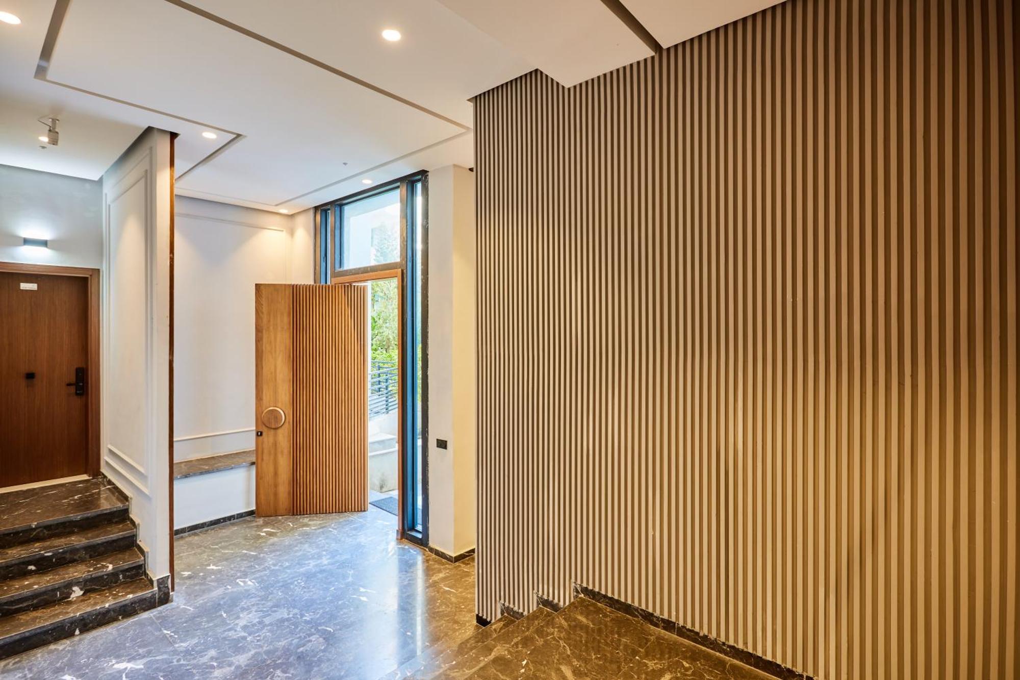 Ferienwohnung Sleek And Modern 2-Bed Unit In Downtown Casa Casablanca Exterior foto