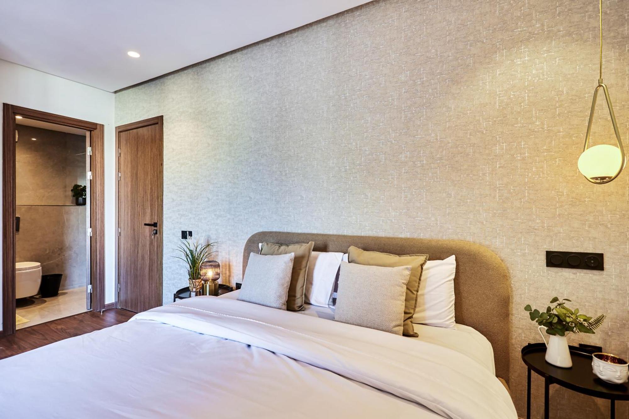 Ferienwohnung Sleek And Modern 2-Bed Unit In Downtown Casa Casablanca Exterior foto